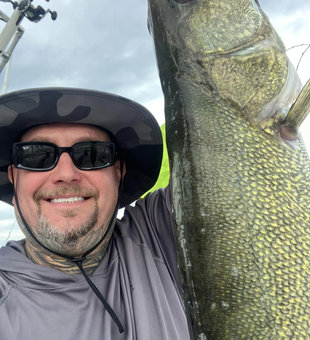 Casting off in Lake Erie waters!